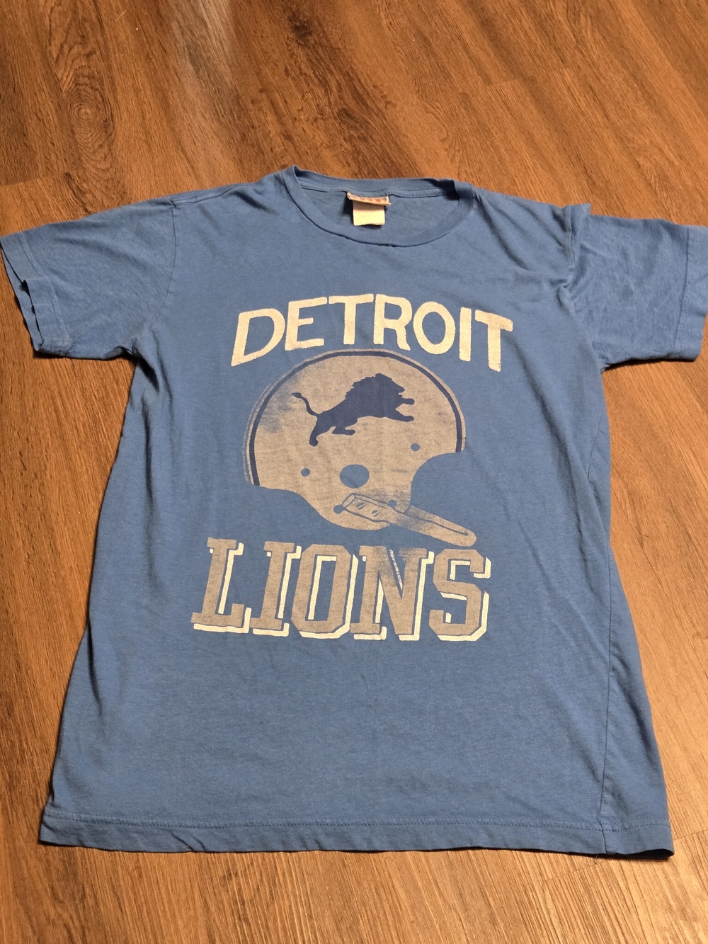 Junk Food Clothing Detroit Lions Light Blue Tee